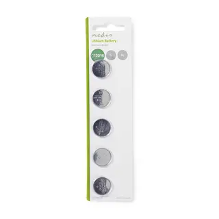 Nedis CR2016 knappcellebatteri 3V Lithium, 5pk