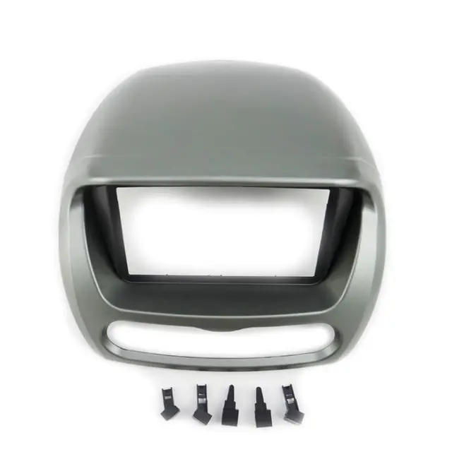 ConnectED 2-DIN monteringsramme - sølv iMiev/C-Zero/iOn (2009-2021) 