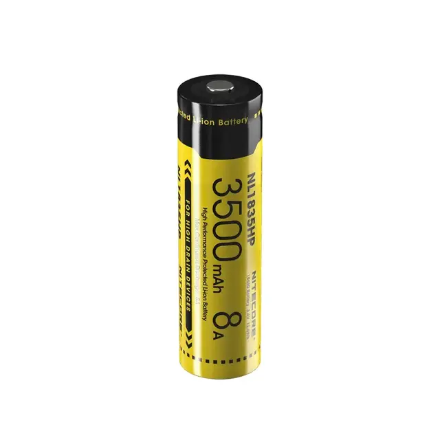Nitecore 18650 batteri 3500 mAh, oppladbart Li-Ion 