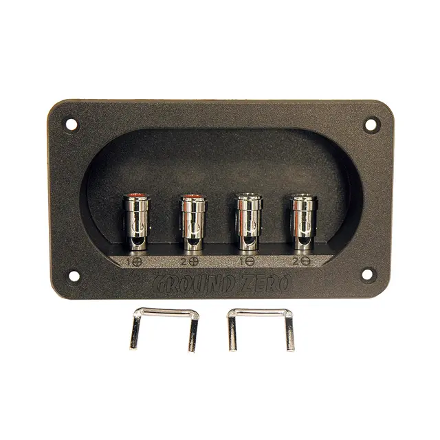 GZ Høyttalerterminal - dobbel Dobbel høyttalerterminal 