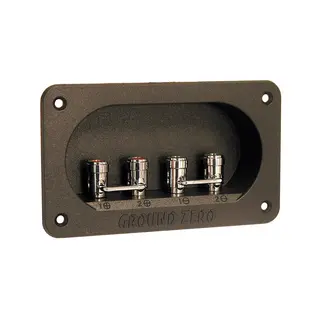 GZ Høyttalerterminal - dobbel Dobbel høyttalerterminal