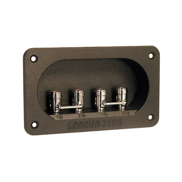 GZ Høyttalerterminal - dobbel Dobbel høyttalerterminal 