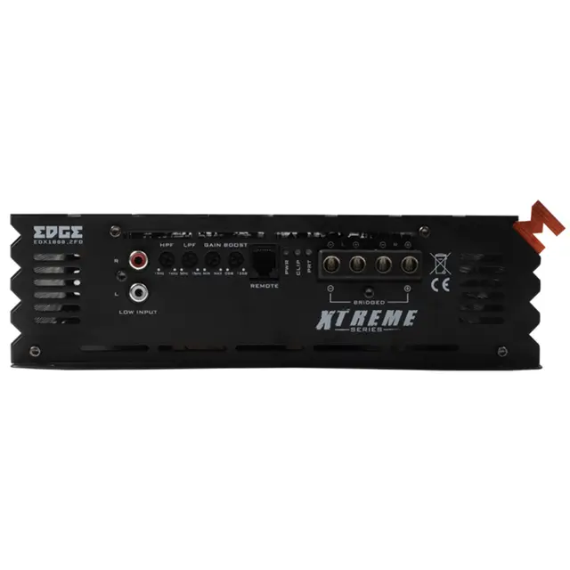 Edge EDX1800.2FD-E0  2-kanals forsterker 2x1800W RMS, 1 Ohm, SPL, Kl.D 