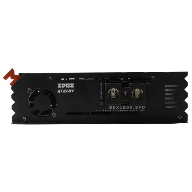 Edge EDX1800.2FD-E0  2-kanals forsterker 2x1800W RMS, 1 Ohm, SPL, Kl.D 