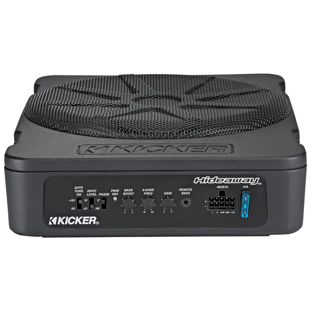 Kicker HS10 Aktiv subwoofer 10" aktiv subwoofer,180W RMS, bassremote 