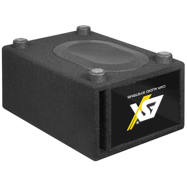 ESX DBX200Q 6X9" Subwoofer i kasse 200W RMS, 2x2 Ohm, Quickconnect 
