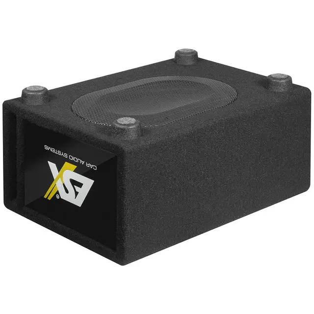 ESX DBX200Q 6X9" Subwoofer i kasse 200W RMS, 2x2 Ohm, Quickconnect 