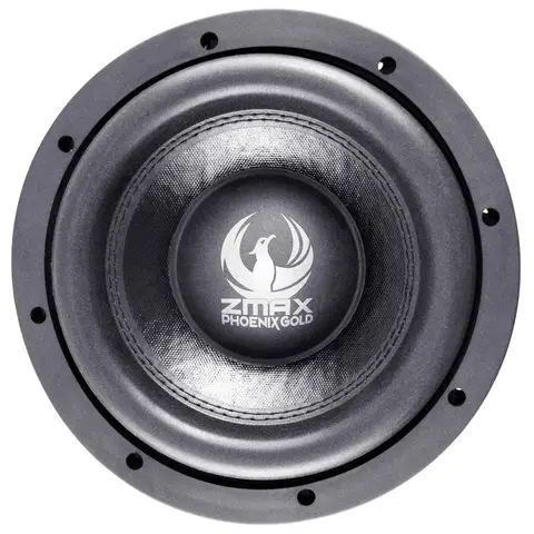 Phoenix Gold ZMAX82 8" subwoofer 500W RMS, 1500W SPL Subwoofer, 2x2 Ohm