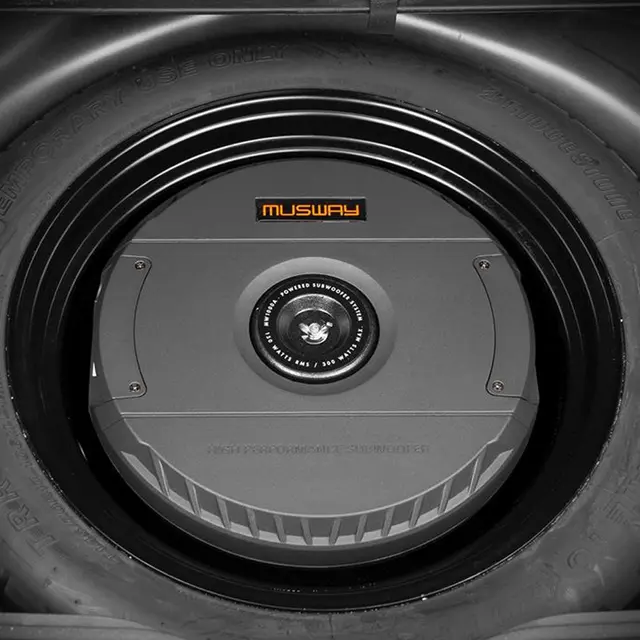 Musway MW1000A 11" aktiv subwoofer 150W RMS, aktivsub, bassremote 