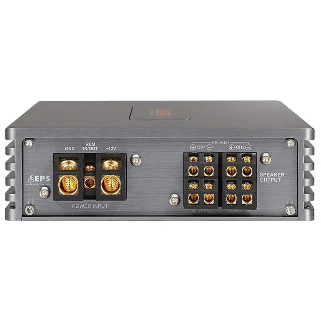 Musway FOUR100 4-kanals forsterker 4x200W RMS i 2 Ohm 