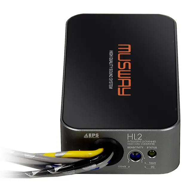 Musway HL2 høy-lav nivå adapter 2-kanals høy til lavnivå adapter. 