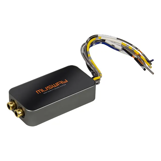 Musway HL2 høy-lav nivå adapter 2-kanals høy til lavnivå adapter. 