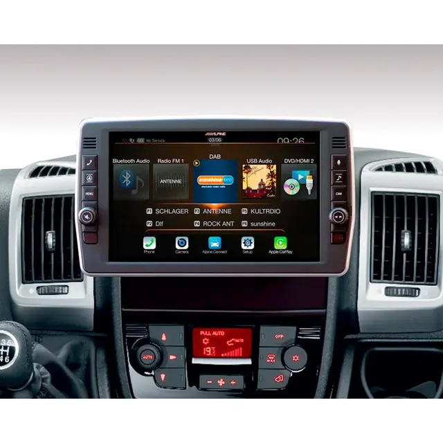Alpine X903D-DU2 Spesialtilpasset Fiat Ducato 2006-2021 