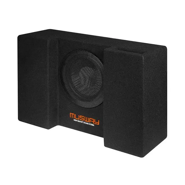 Musway MF108Q 8" subwoofer i kasse 200W RMS, 2x2 Ohm 