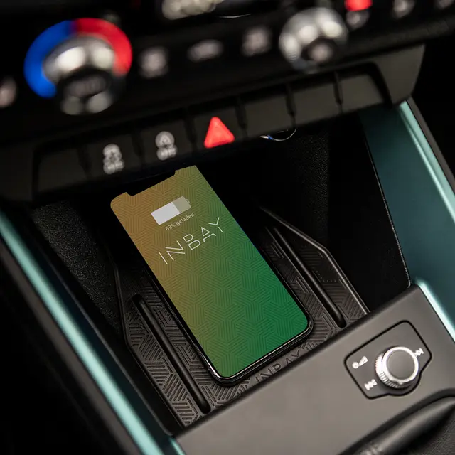 Inbay Trådløs mobillader (10W Qi) Audi A1 (2019->) 