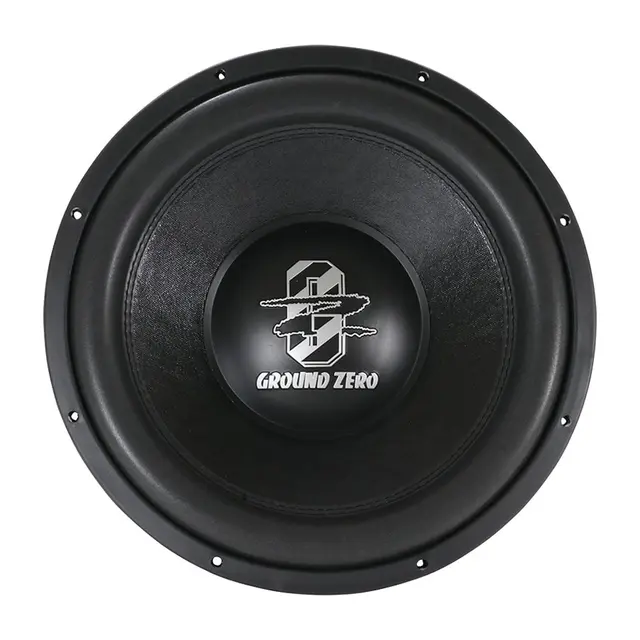 Ground Zero GZRW 38D-2 15" subwoofer 1000W RMS/1800W SPL, 2x2 Ohm, KLIPPEL 
