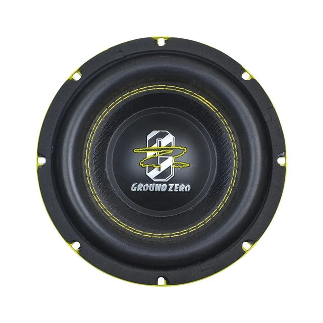 Ground Zero GZRW 8XSPL 8" subwoofer 500W RMS/1000W SPL, 2x2 Ohm, KLIPPEL 