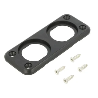 Innfellingspanel - dobbel For USB, AUX, sig.kont., voltmeter etc