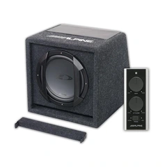 Alpine SWE-815 aktiv subwoofer 8" subwoofer, 100W RMS, bassremote