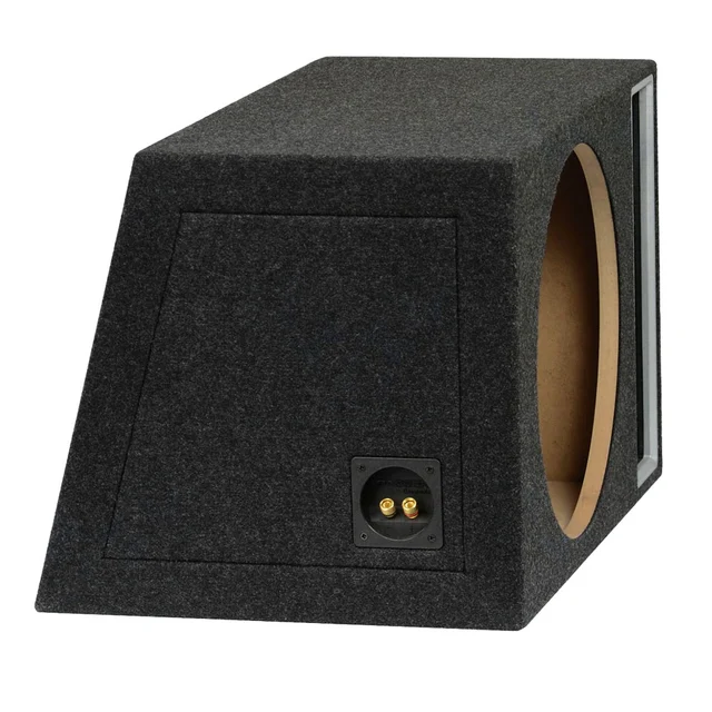 Singel basskasse for 15" element Portet kasse, 70 liter, sort 