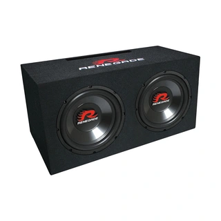 Renegade RXV1002 basskasse 2x10" i kasse, 500W RMS, 4 Ohm