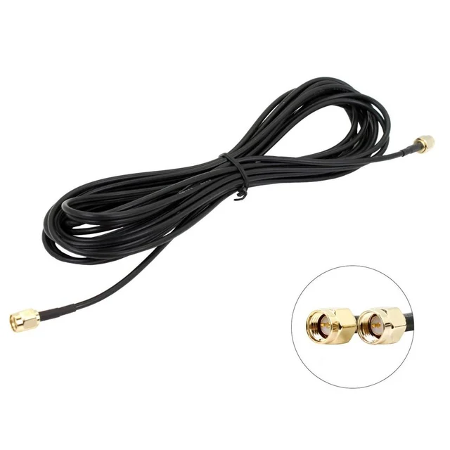 Connects2 Skjøtekabel antenne - 5 meter SMA (m) <-> SMA (m) 