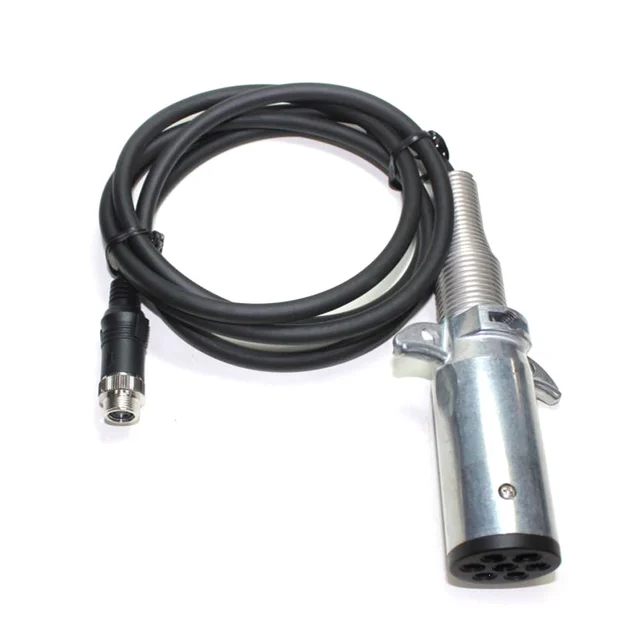 MXN/System A skjøtekabel - 2 meter Hengerkontakt uten CURL -> MXN (f) 