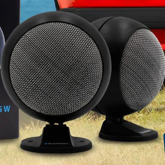 Blaupunkt LAZ 6525 Retro høyttaler Kulehøyttaler, 25W RMS/55W, pris per stk 