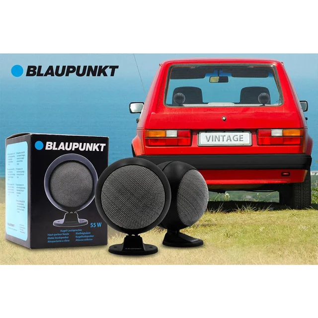Blaupunkt LAZ 6525 Retro høyttaler Kulehøyttaler, 25W RMS/55W, pris per stk 