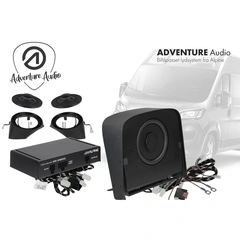 Alpine lydoppgraderingspakke Fiat Ducato Spesialtilpasset Ducato/Boxer/Jumper