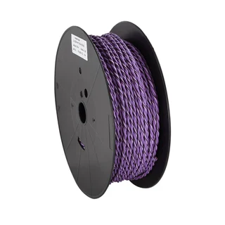 ACV Installasjonskabel, 2x2.5mm2 2,5mm2, Lilla/Lilla-sort, tvunnet