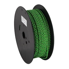 ACV Installasjonskabel, 2x2.5mm2 2,5mm2, Grønn/Grønn-sort, tvunnet