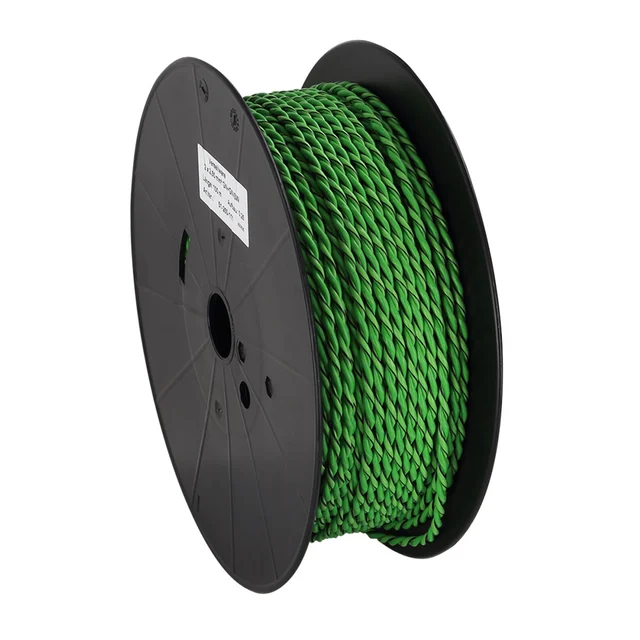 ACV Installasjonskabel, 2x2.5mm2 2,5mm2, Grønn/Grønn-sort, tvunnet 