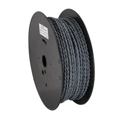 ACV Installasjonskabel, 2x2.5mm2 2,5mm2, Grå/Grå-sort, tvunnet