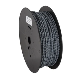 ACV Installasjonskabel, 2x2.5mm2 2,5mm2, Grå/Grå-sort, tvunnet