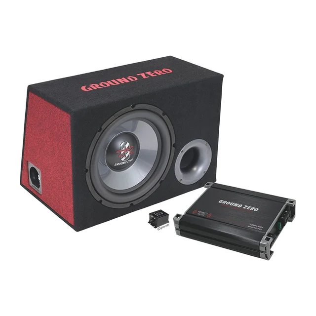 Ground Zero BASS KIT 12.300X 12", monoforsterker, 200W RMS 
