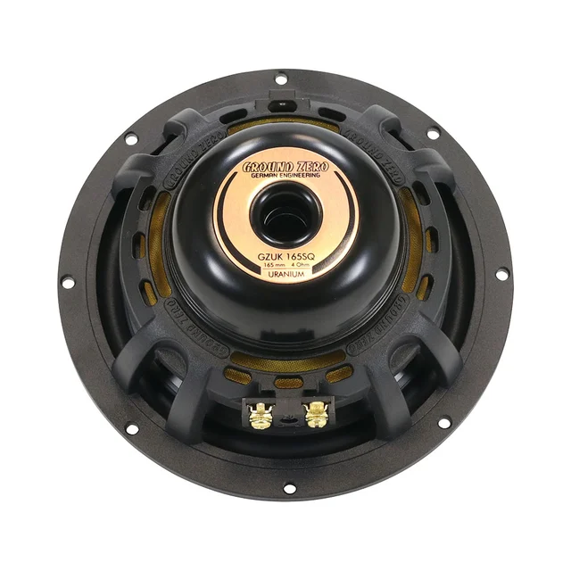 Ground Zero GZUC 165.2SQ høyttalersett 6.5", 140W RMS, Uranium-serie, SQ 