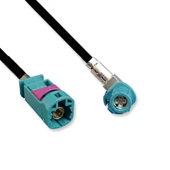 CAS HSD videokabel , 1 meter HSD (m) <-> HSD (f) vinklet