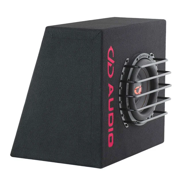 DD Audio LE-M508d-D2 basskasse 8" i kasse, 250-500W RMS, 2x2 Ohm 