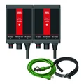 DEFA Ladepakke 2x12A, 24V 2x12V/ 24V, 2x12A batterilader og kabler