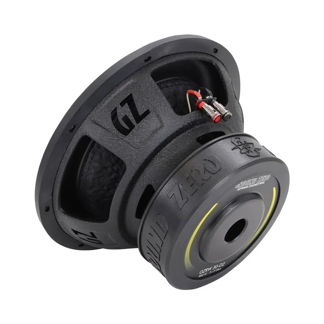 Ground Zero GZRW 30-D2 12" subwoofer 800W RMS, 2x2 Ohm, KLIPPEL 