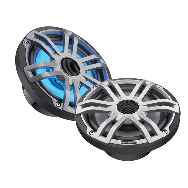 Hertz HEX 6.5 M-W høyttalerpar 6.5", 50W RMS, sportsgrill, LED RGB 
