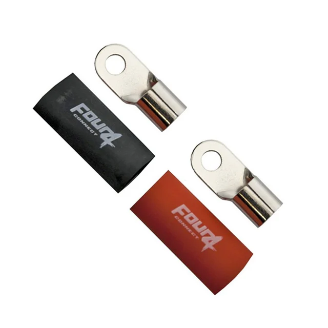 4Connect ringkabelsko - 1 par For 50mm2 kabel, M8 