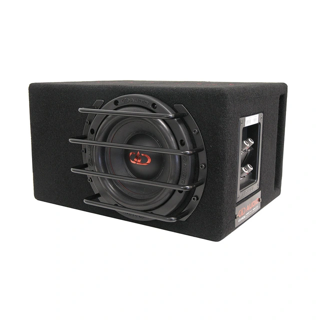 GZ / DD Audio 24V basspakke 6.5" sub i kasse, forsterker, kabelsett 