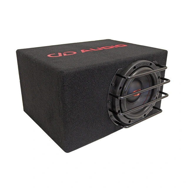 GZ / DD Audio 24V basspakke 6.5" sub i kasse, forsterker, kabelsett 