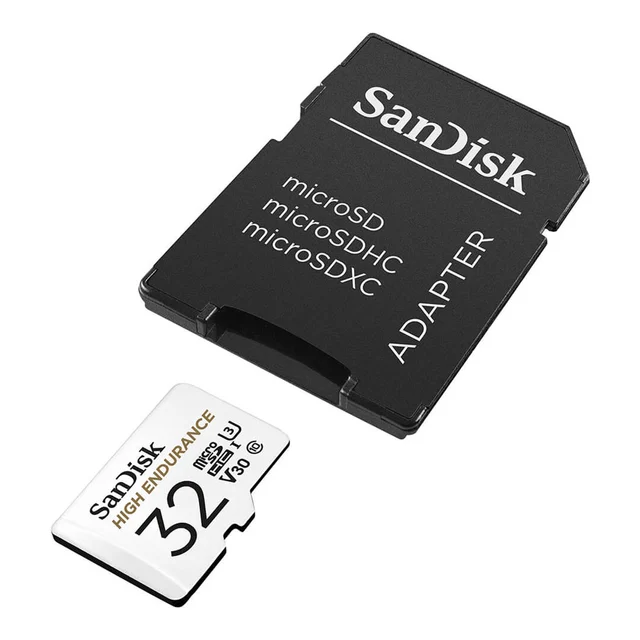 Sandisk High Endurance microSDHC 32GB Class10, høy ytelse, egnet for dashcam 