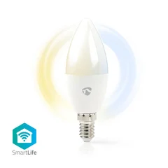 Nedis SmartLife LED-lyspære Kaldhvit &amp; Varmhvit, E14, WIFI