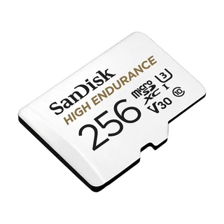 Sandisk High Endurance microSDHC 256GB Class10, høy ytelse, egnet for dashcam