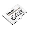 Sandisk High Endurance microSDHC 64GB Class10, høy ytelse, egnet for dashcam