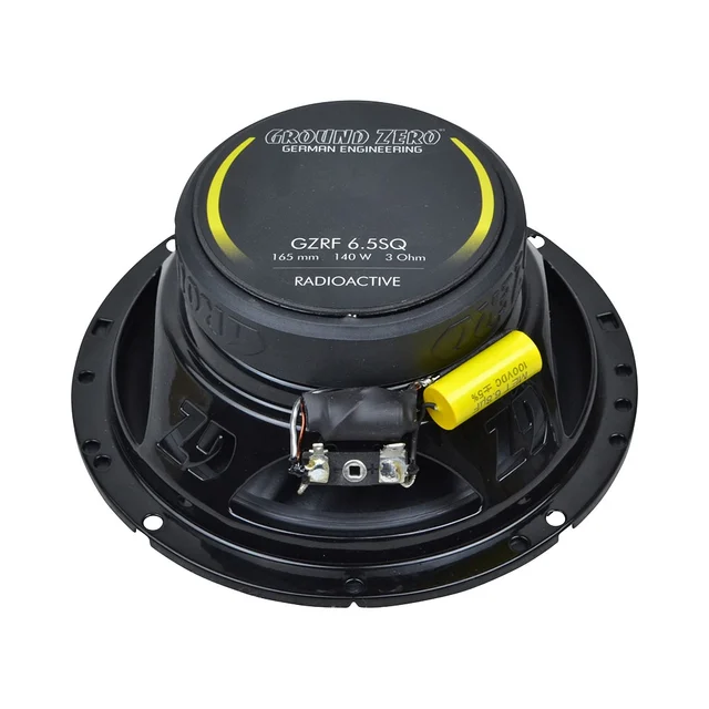 Ground Zero GZRF 6.5SQ høyttalerpar 6.5", 100W RMS, Radioactive-serie 